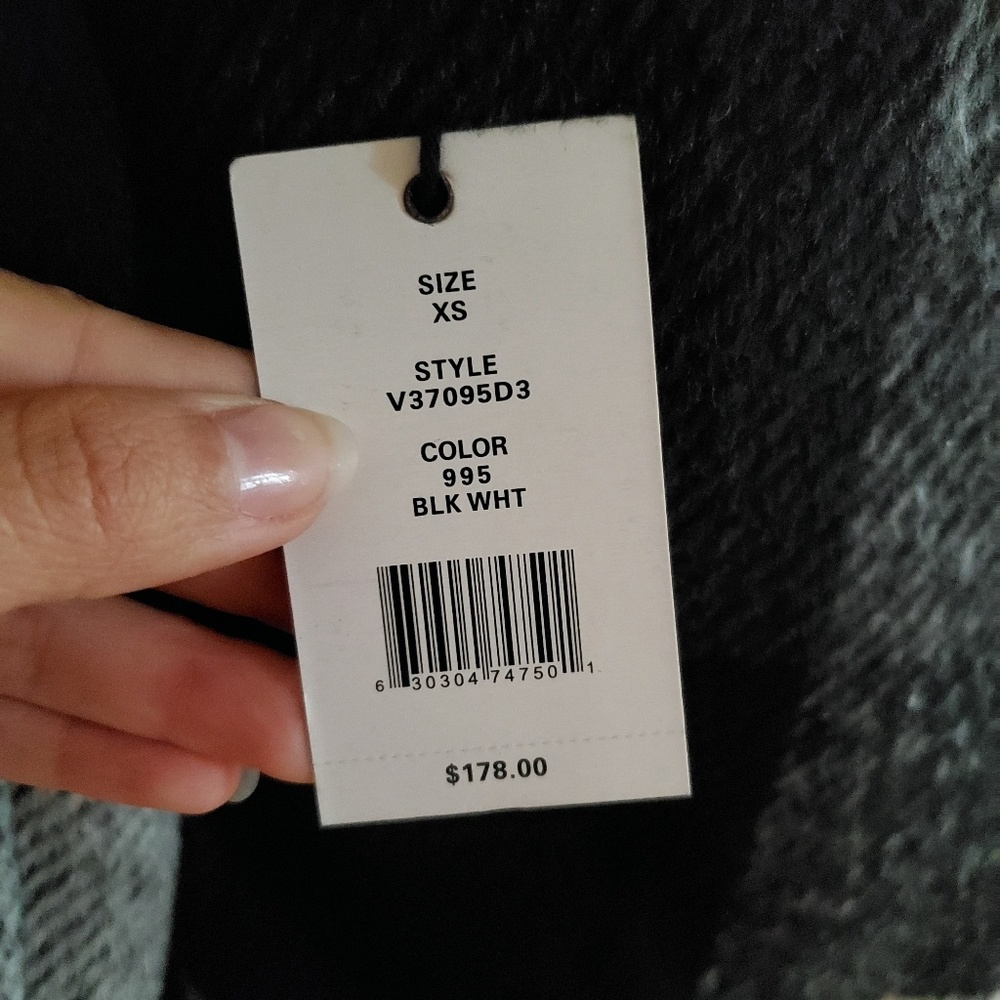 Last One! NWT Louise Paris Plaid Coat XS - Picture 7 of 8